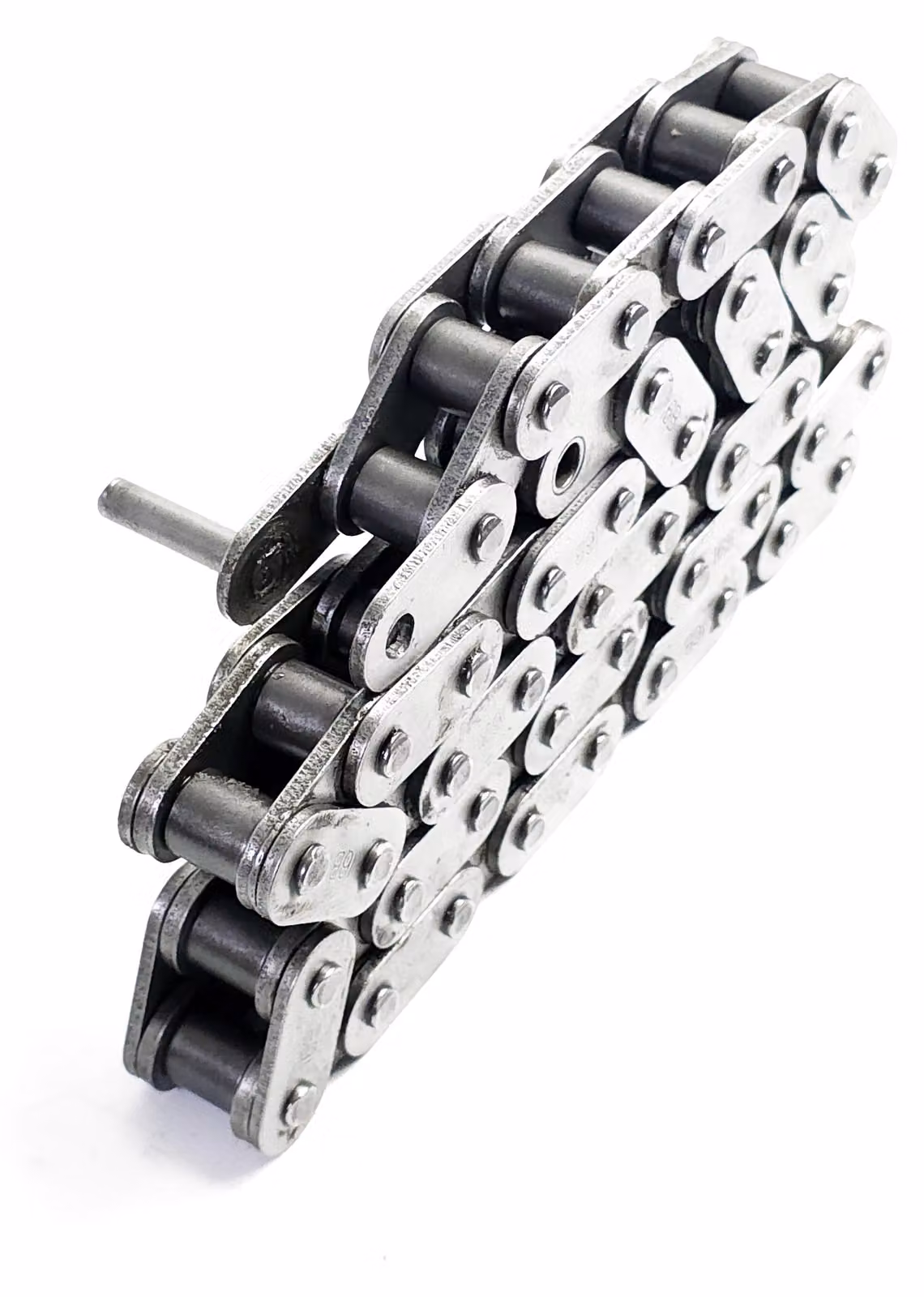 Catena 16B-1 con maglie diritte (21 mm) – Lunghezza 3 m (300 cm) – Ozdowski + gancio di collegamento