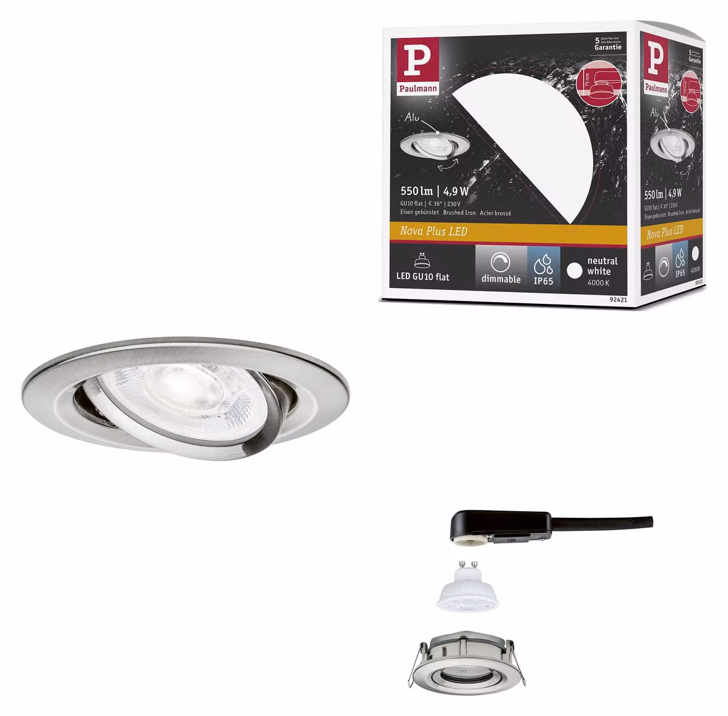 Lampada da incasso a LED Paulmann Nova Plus