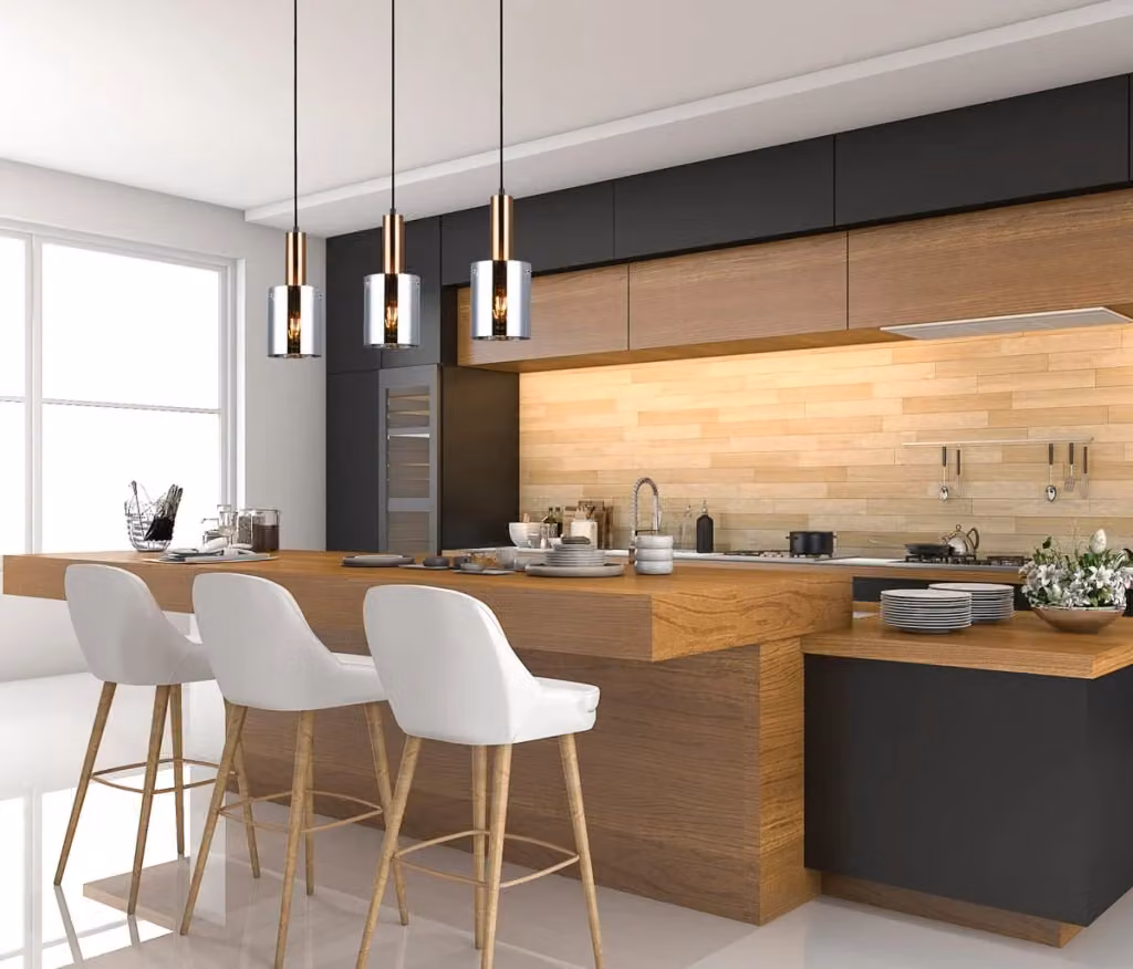 Lampadario a sospensione Italux Sardo moderno in metallo e vetro con 3 luci E27 dimmerabile, disponibile in oro, cromo o nero, altezza regolabile – 2