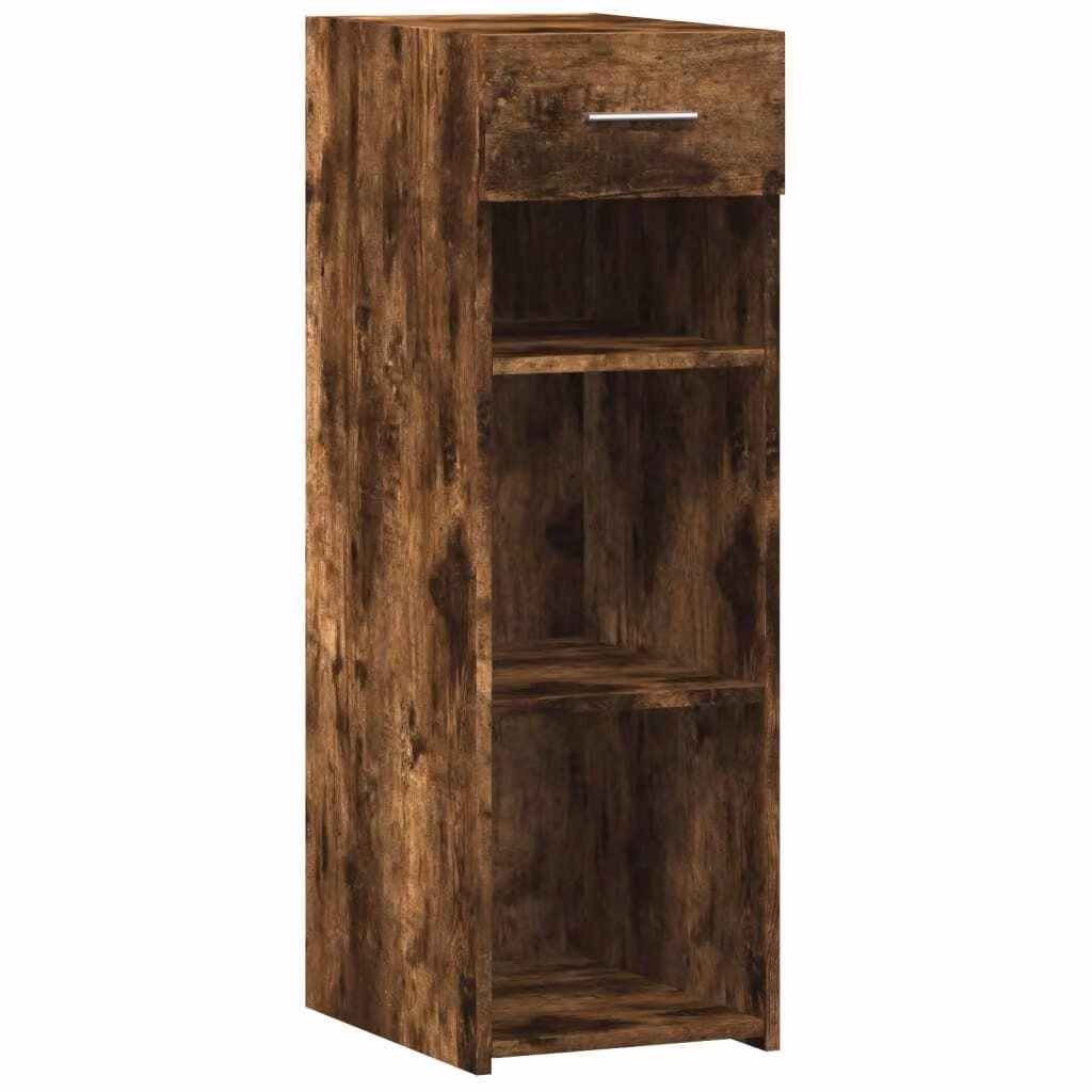 Credenza Rovere Fumo 30x42,5x93 cm in Legno Multistrato