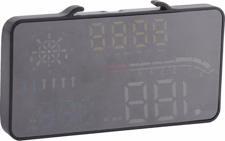 Display universale HUD multifunzione Head Up Display OBD2 + GPS Monitor di proiezione Funzione di allarme