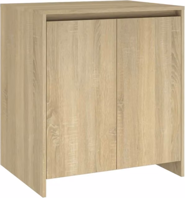 Buffet credenza con cassettiera Sonoma per cucina e soggiorno in legno ingegnerizzato beige L 70 cm, P 41 cm, H 75 cm