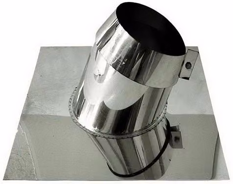 Faldale per tetti inclinati in acciaio inox Mbm colore argento DN 80