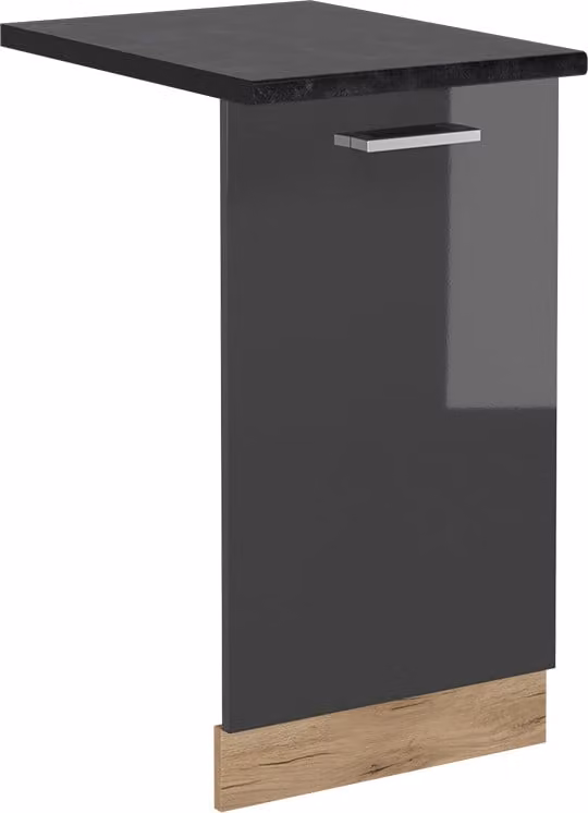 Pannello frontale della lavastoviglie Vicco R-Line Antracite lucido 45 cm , PL Antracite, Model 54931