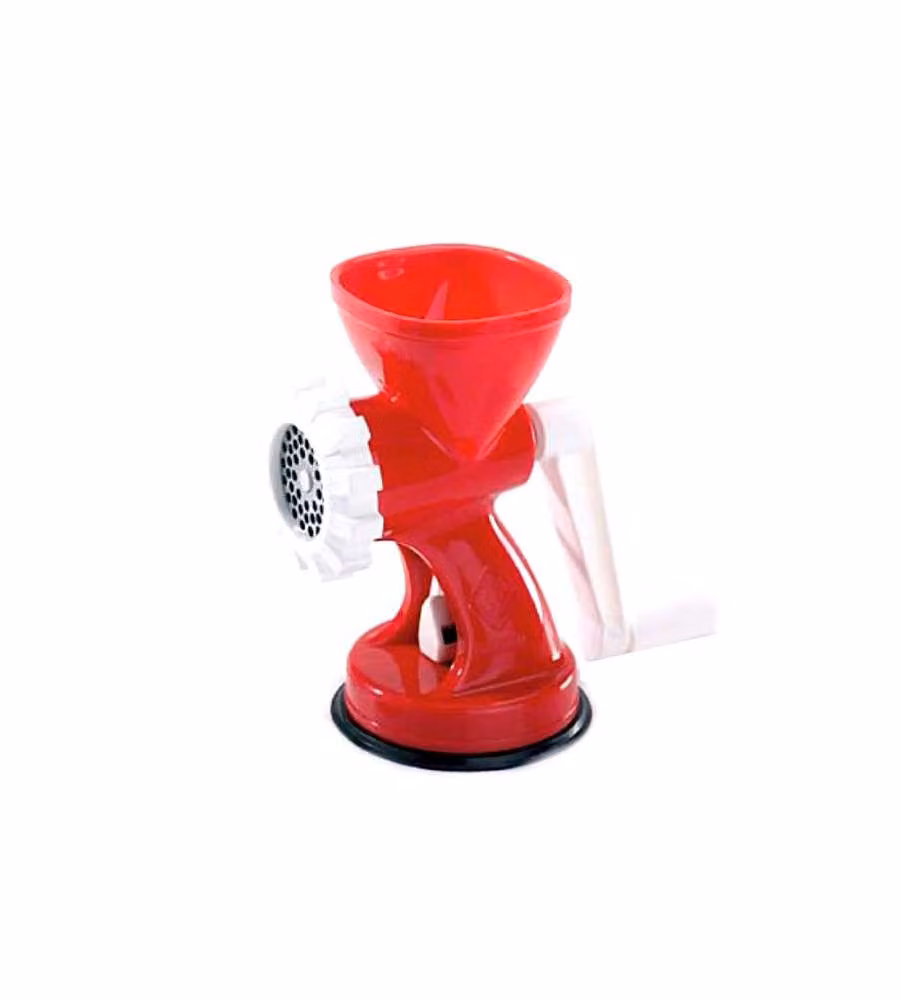 Tritacarne manuale in plastica Mincy Rigamonti colore rosso – 2