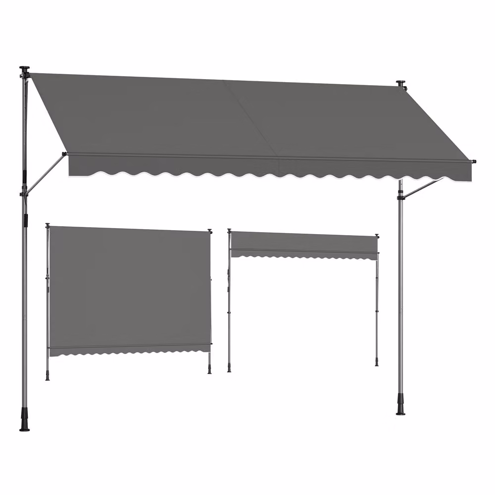 Tenda da Sole Avvolgibile, Antracite / 350 x 120 cm