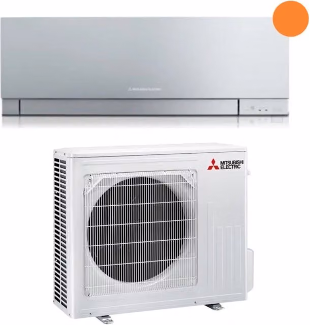 Condizionatore Mitsubishi Electric Kirigamine Zen Silver MSZ-EF50VGKS 18000 Btu con Wi-Fi Integrato e Classe Energetica A++