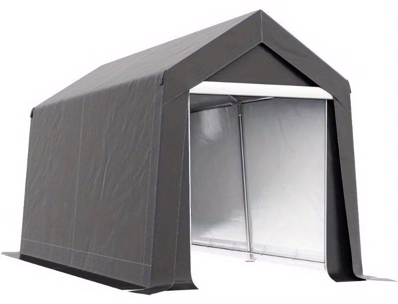 Tenda da esposizione – Tenda deposito – Tenda garage – Capanno da giardino – Impermeabile e resistente ai raggi UV – Struttura in alluminio – Cerniera
