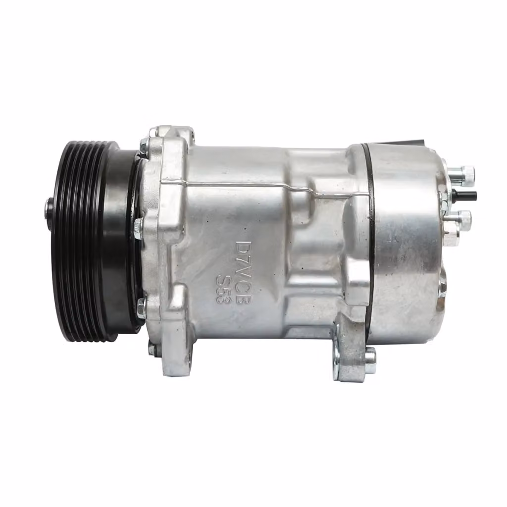 Compressore Aria Condizionata Breckner per VW e Audi, Colore Argento, Codici OEM 1J0820803N/SD7V16, 7M0820803A, 7M0820803R, 7M0820805B, 7M3820803 – 2
