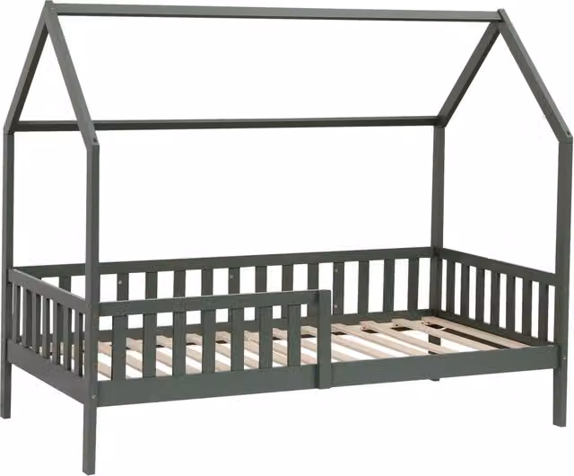 Letto a capanna per bambini 190x90cm verde MARCEAU
