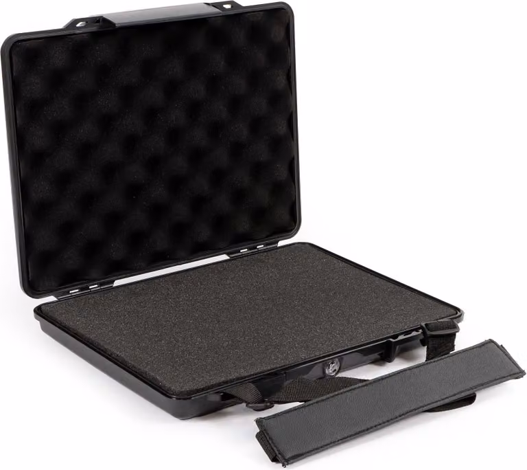 Custodia universale Wiltec 33,2 x 26,1 x 4,9 cm, custodia per il trasporto con cinghia, custodia protettiva in ABS, custodia con schiuma cubica