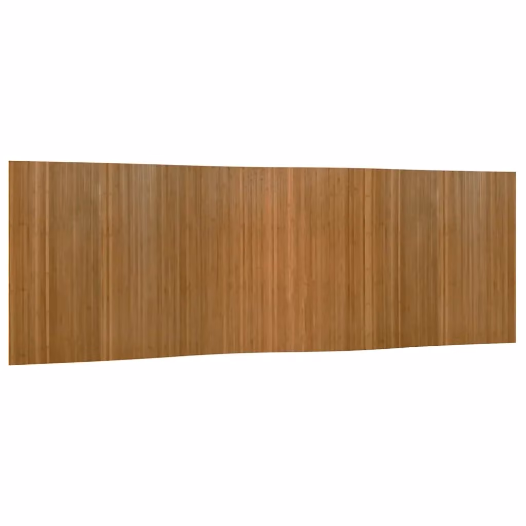 Divisorio per ambienti in bambù e rattan marrone, paravento dal design minimalista, Larghezza: 600 cm, Altezza: 165 cm – 2