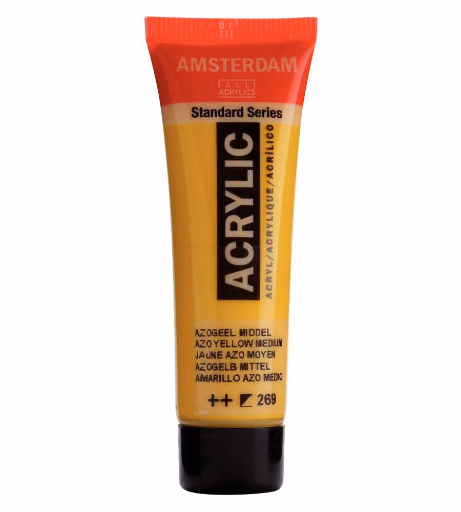 Ccolore acrilico Amsterdam Acrylic 20 ml giallo az.medio