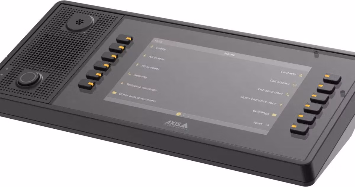 Axis C6110 sistema per video-citofono 7 pollici Nero
