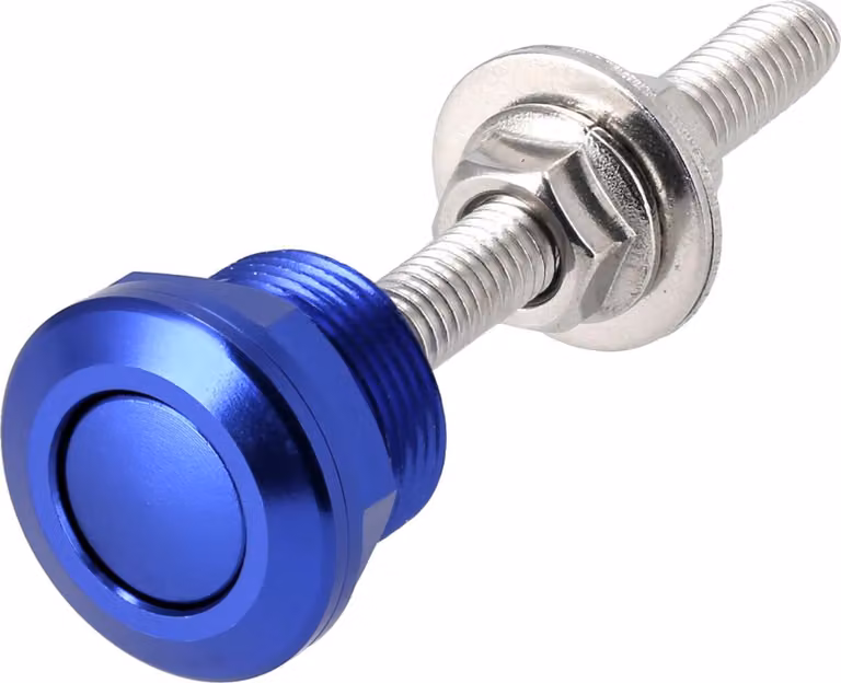 Chiusura a sgancio rapido, coperchio laterale di fissaggio - anodizzato blu