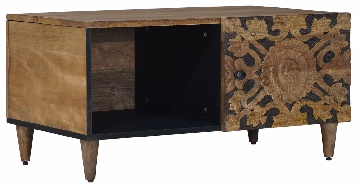 Tavolino da salotto Marrone 80 x 50 x 40 cm