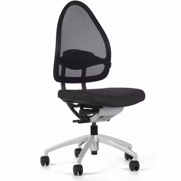 Sedia girevole Open Base 10 nero