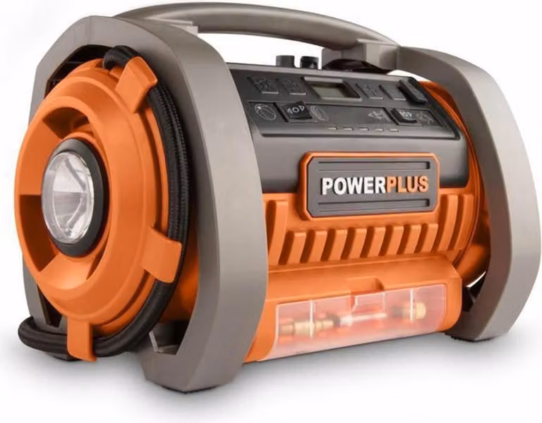 Compressore a batteria Dual Power 20V + 220 V (senza batteria)