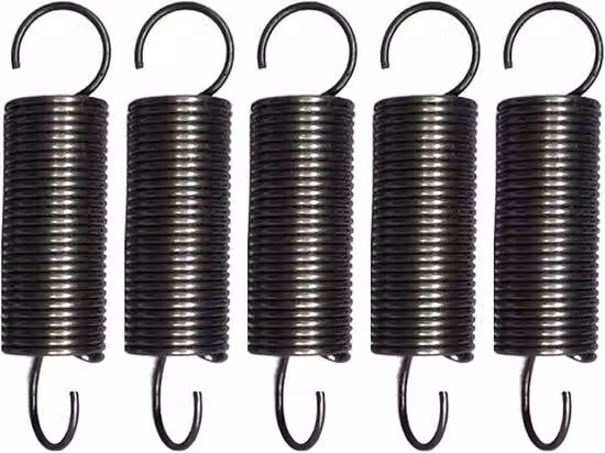 Ganci in acciaio - a molla - set da 5 pezzi