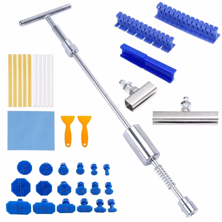 Solidchoice - Kit di riparazione per ammaccature automobilistiche, composto da 34 pezzi, per la rimozione semplice delle ammaccature