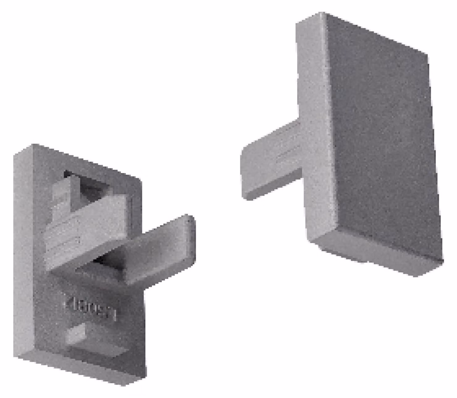 ARELUX PRF018/PRF019/PRF020 - Set di 2 tappi terminali, senza fori