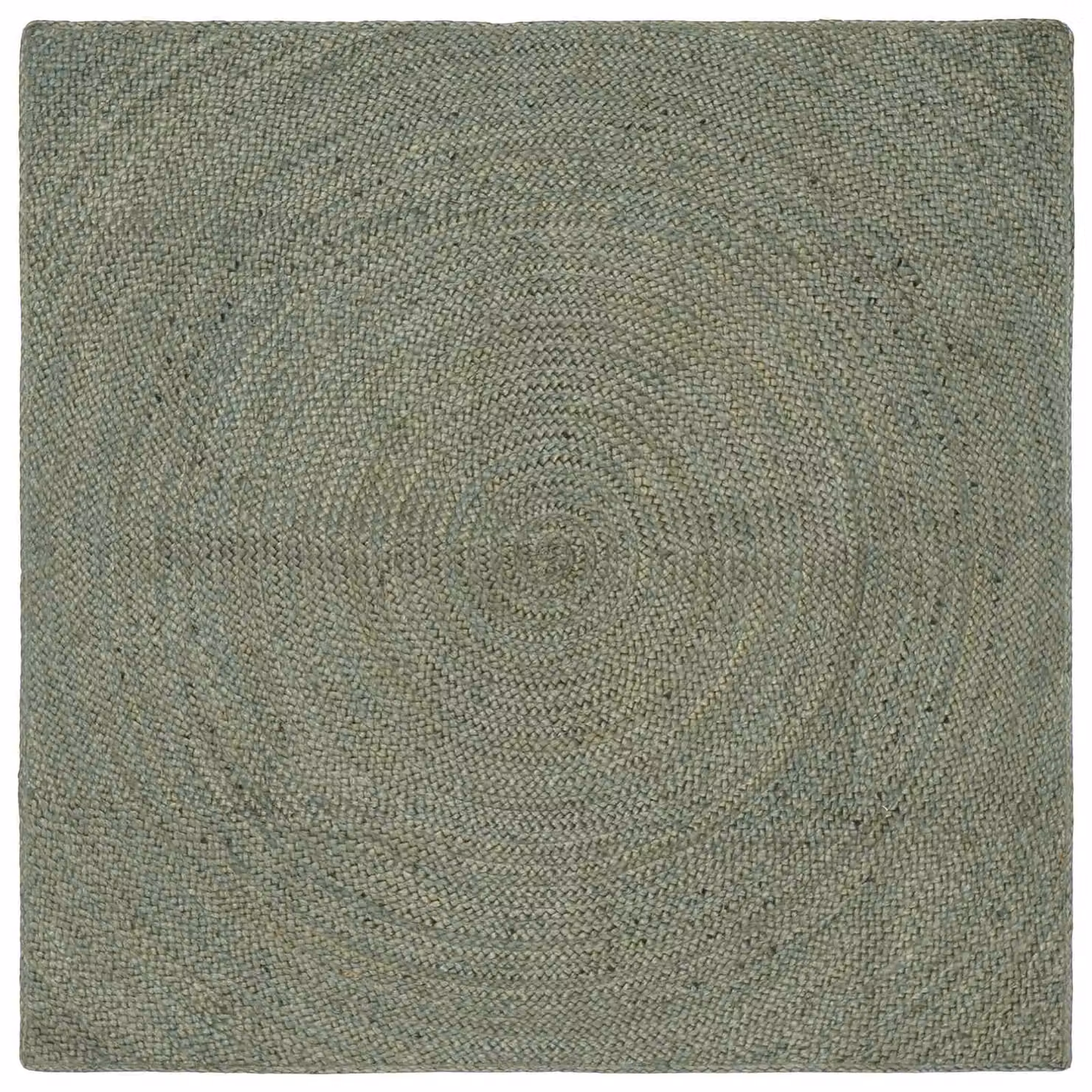Tappeto in juta vidaXL verde oliva L 120 cm x P 120 cm