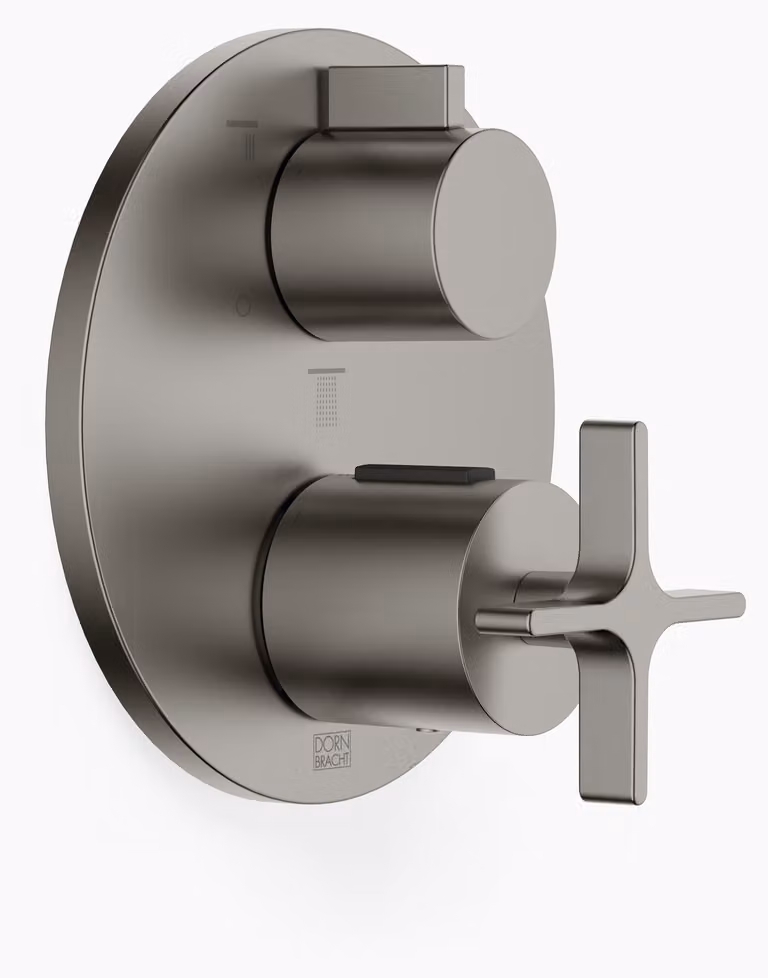 Thermostat encastré VAIA de Dornbracht avec régulation de débit à trois voies, 36427809-99, 36427809-99