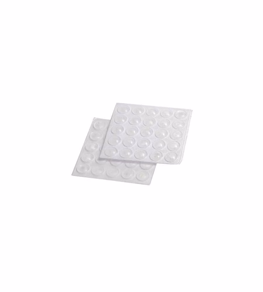 Paracolpi Adesivi Gomma Trasparenti 10x3 mm Antirumore Arredamento