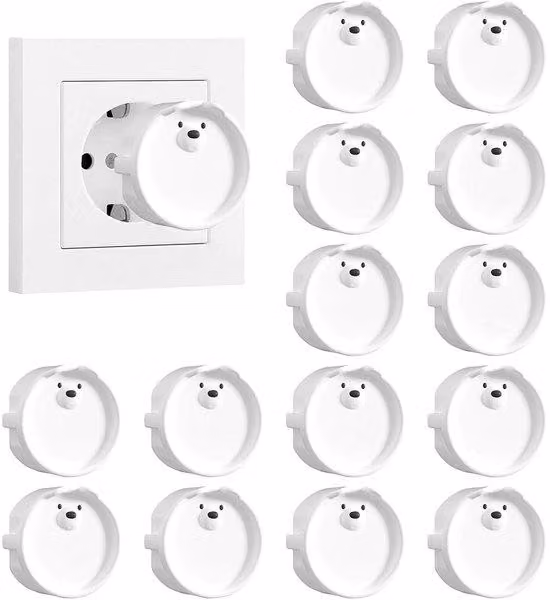 Coperture in silicone per prese elettriche - impermeabili e antipolvere - Set da 14 pezzi
