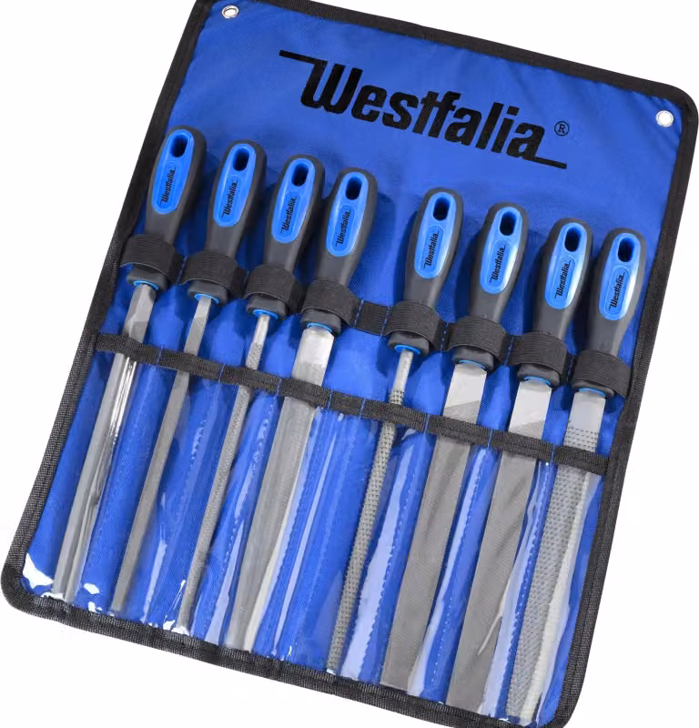 Set di lime e alesatori Westfalia da 8 pezzi