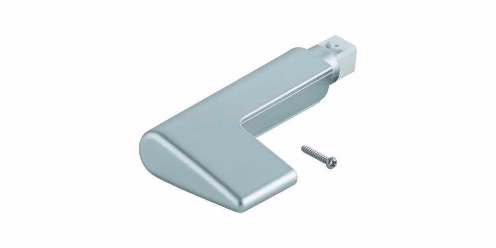 Leva BAU KERAMIK attacco doccia WC argento metallizzato/opaco argento metallizzato/opaco