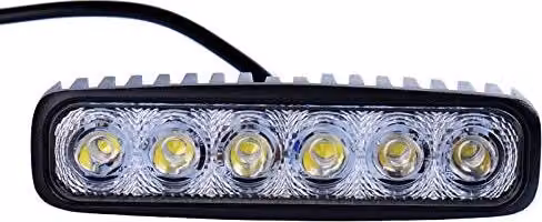 Greenmigo 18W luce di lavoro auto LED luce di lavoro ausiliaria LED barra luminosa impermeabile IP67