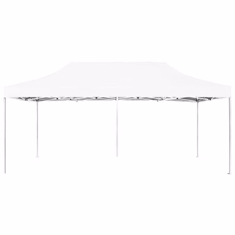 vidaXL Tenda professionale per feste pieghevole in alluminio 6x3 m bianco