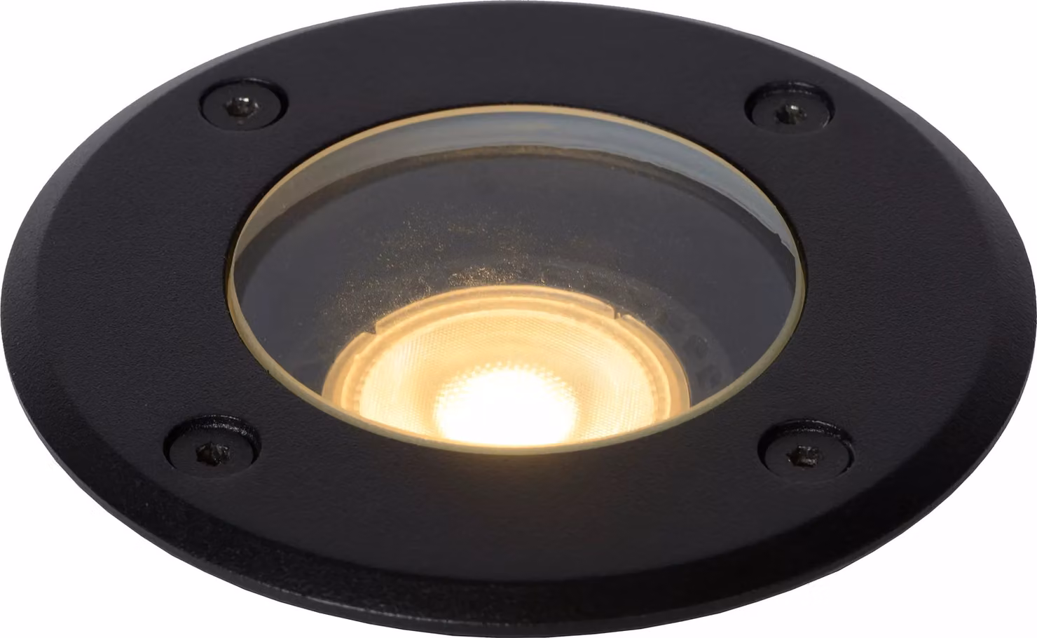 Lampada da terrazza a incasso nera GU10 35W BILTIN Lucide