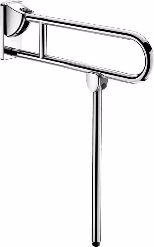 Maniglia Delabie SK con piede D32 L650mm in acciaio inox hgl.pol.
