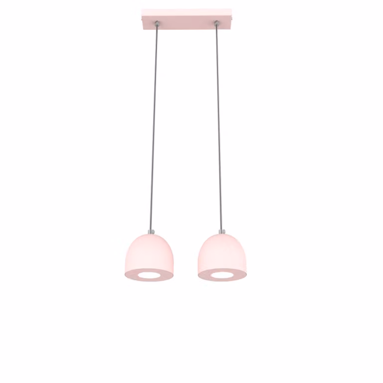 Lampada A Sospensione Campanella Linear X2 Monocolore Opaca