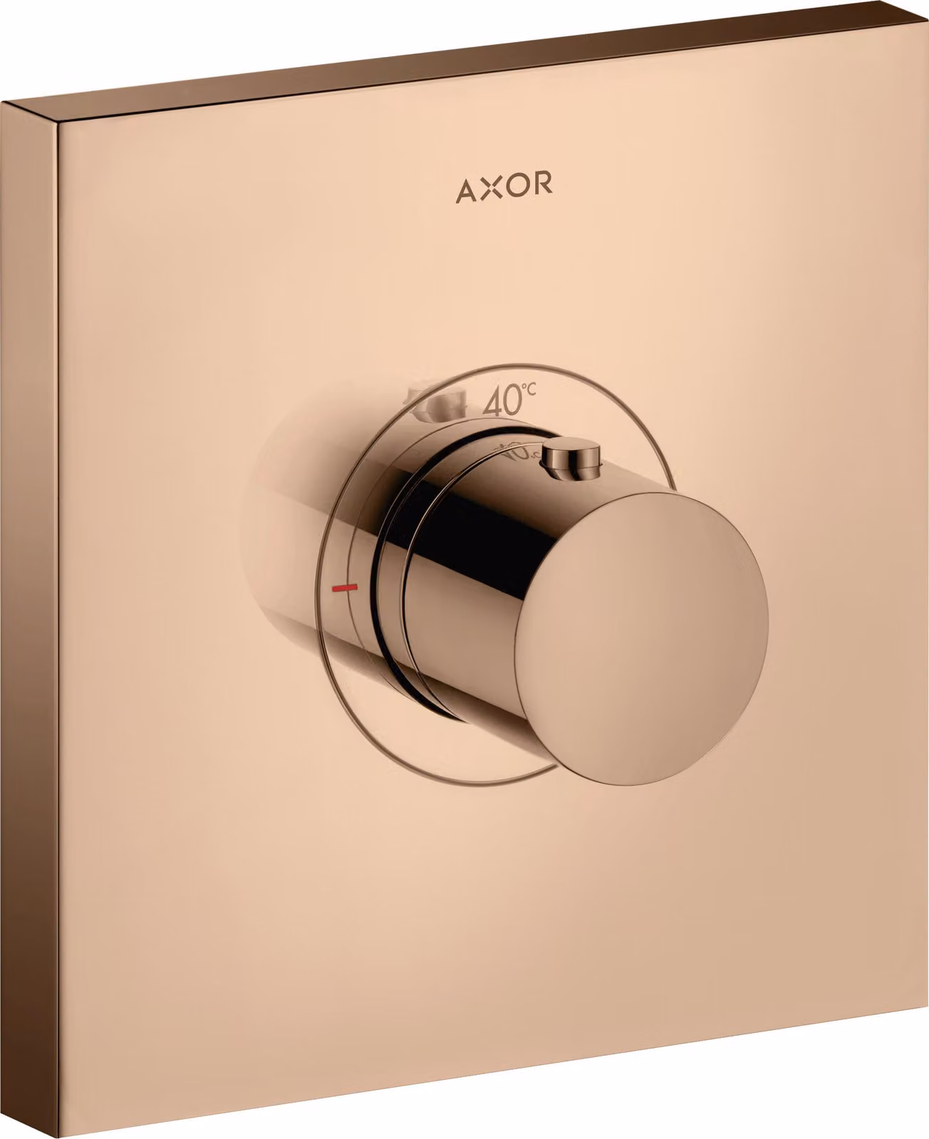 hansgrohe AXOR Starck ShowerSelect Thermostat carré à débit élevé à encastrer, 36718300, 36718300