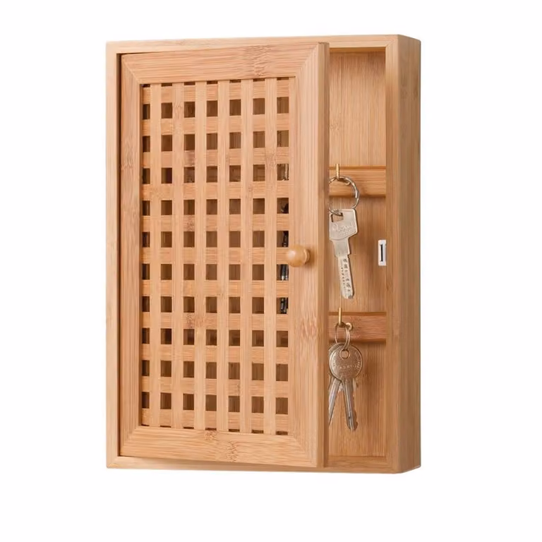 Zeller 13876 Portachiavi, bambù, circa 19 x 6 x 27 cm