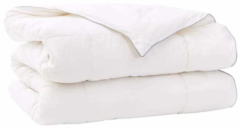 Copertura per letto TRIER, 200x220 cm, adatta a tutte le stagioni, 220 GSM, colore bianco