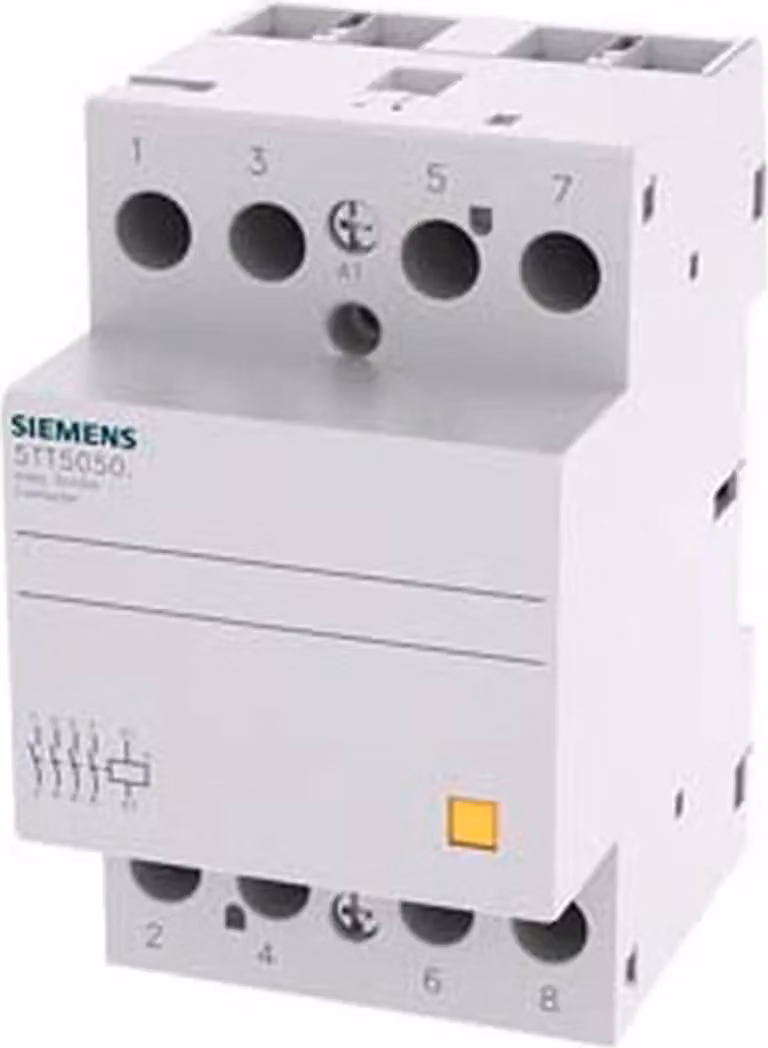Contattore Siemens INSTA, 4 contatti di chiusura, 63 A, CA 230 V/400 V, comando CA 230 V, 1 pz.