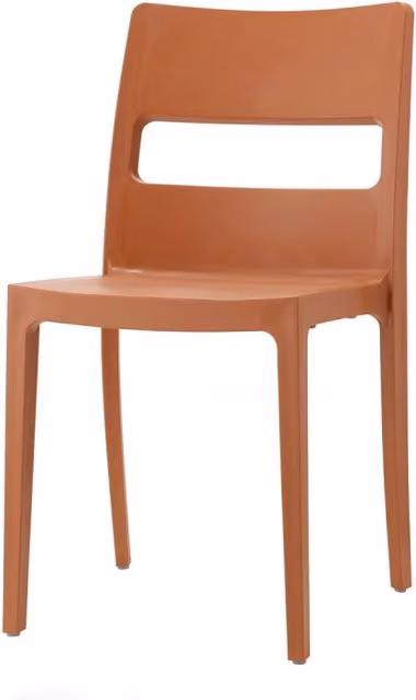 SET SEI SEDIE SAI TECNOPOLIMERO SCAB DESIGN MADE IN ITALY - Terracotta 73