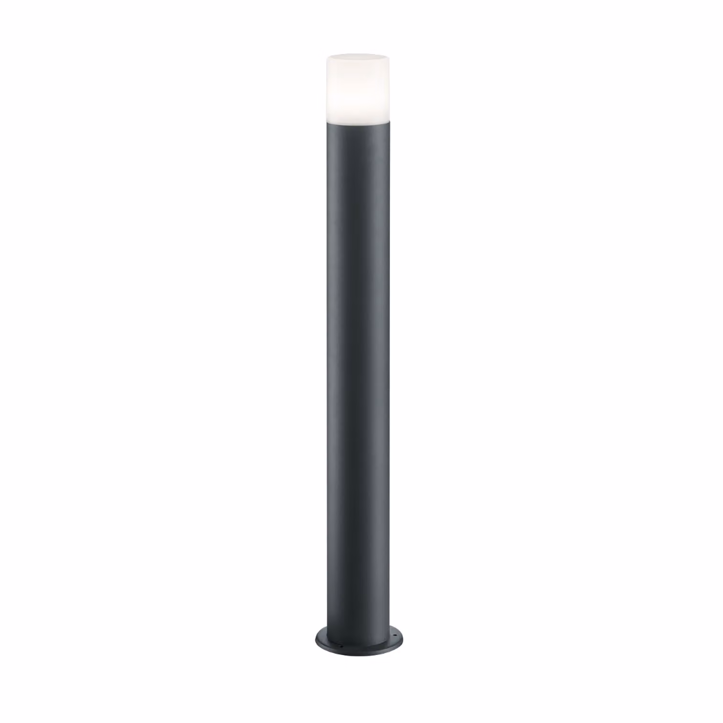 Palo luminoso da esterno Trio Leuchten Hoosic Trio in metallo nero con tecnologia LED, Altezza: 80 cm – 2