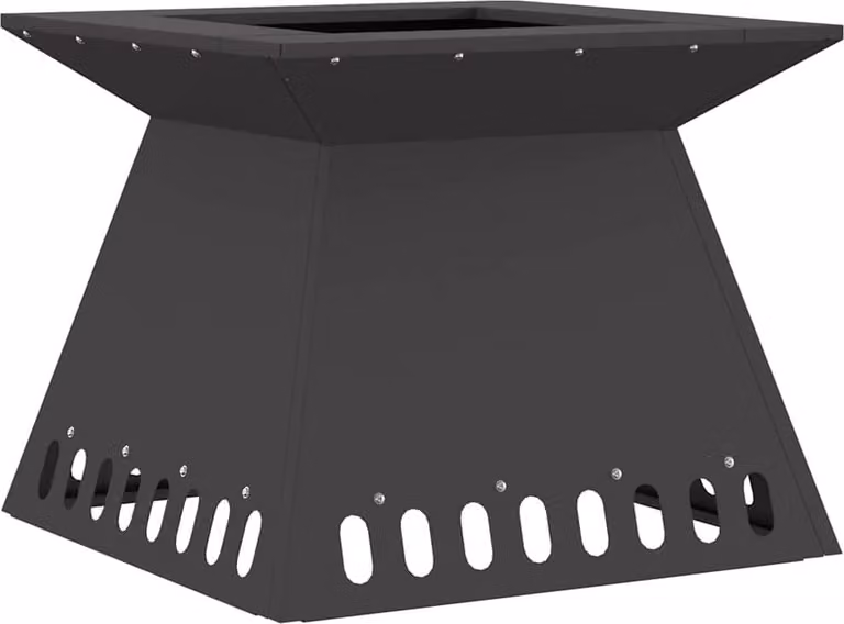 Focolare Nero 48 x 48 x 40 cm Acciaio