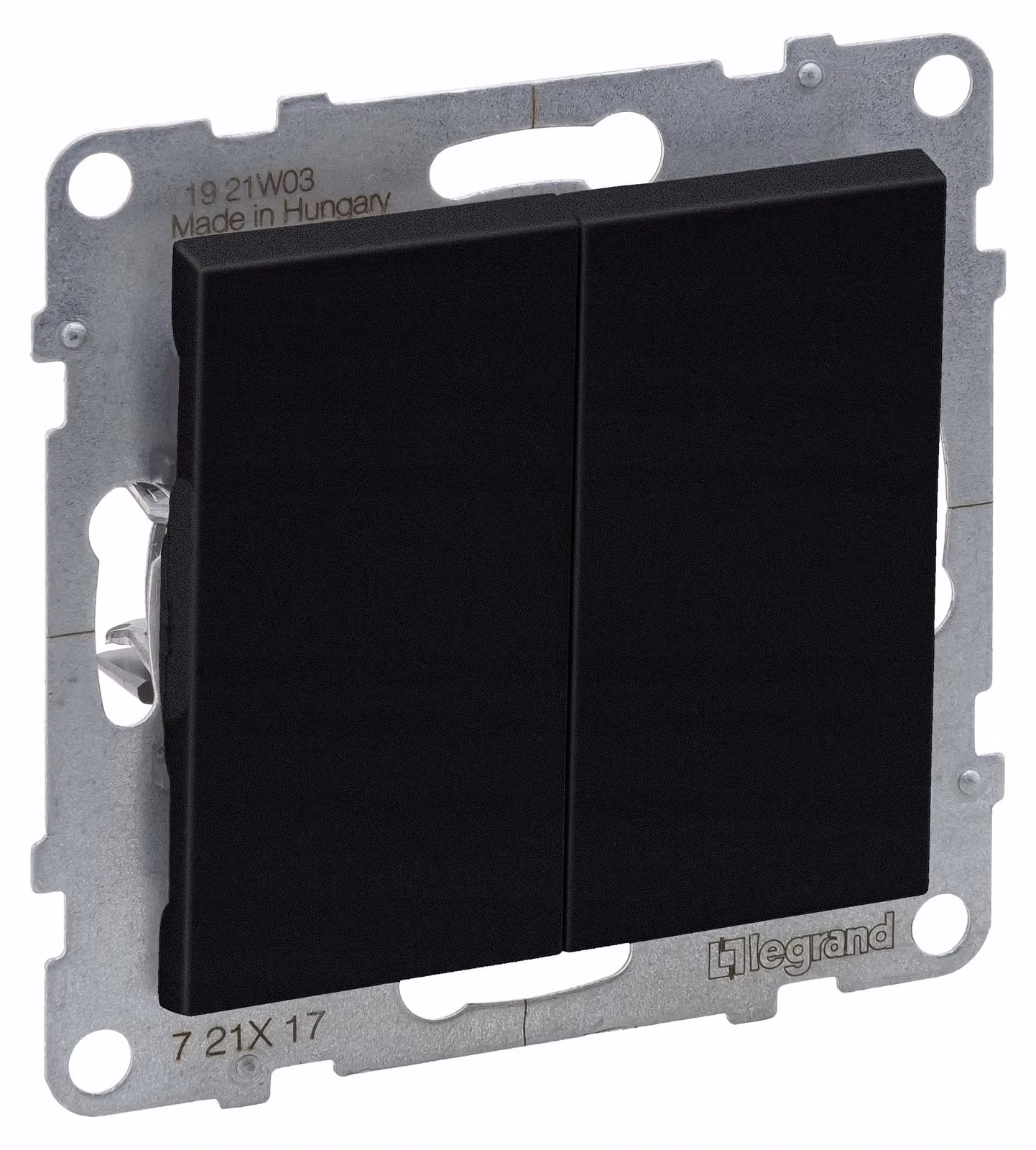 LEGRAND Suno, interruttore a due vie, da incasso, colore nero