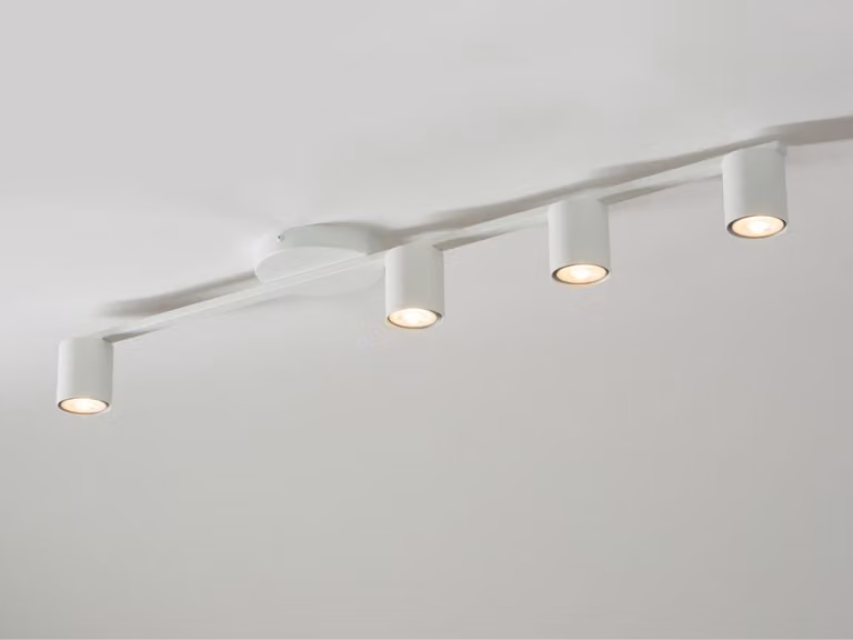 Moderna lampada da soffitto decorativa bianca a quattro spot 4xGU10 25W Sky Sigma Lighting