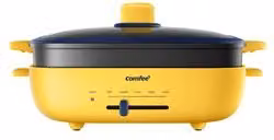 Griglia elettrica 6in1 Comfee' 1300W Giallo