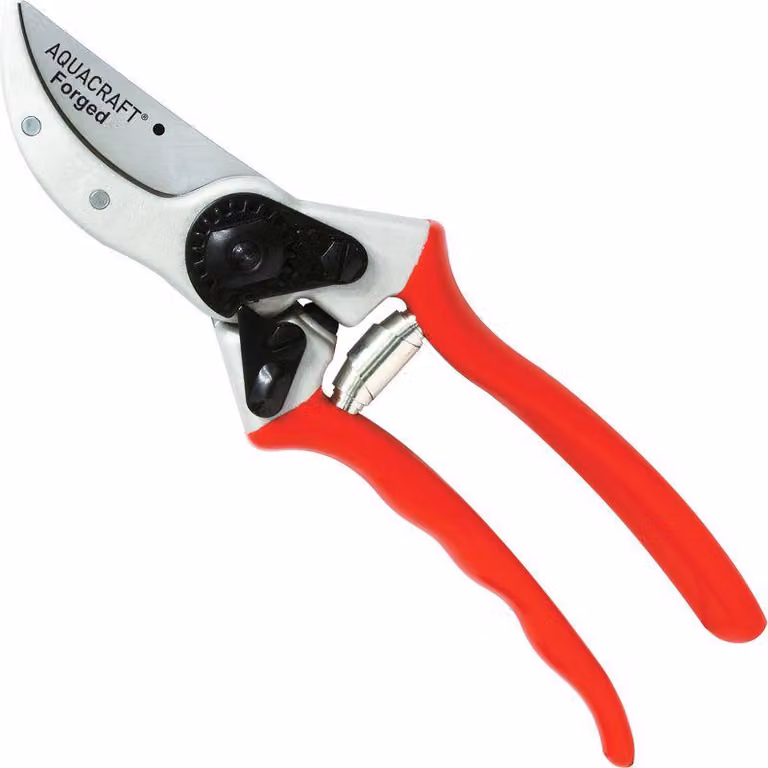 Forbici AQUACRAFT 330500, da giardino, per rami, forgiate, con custodia da cintura