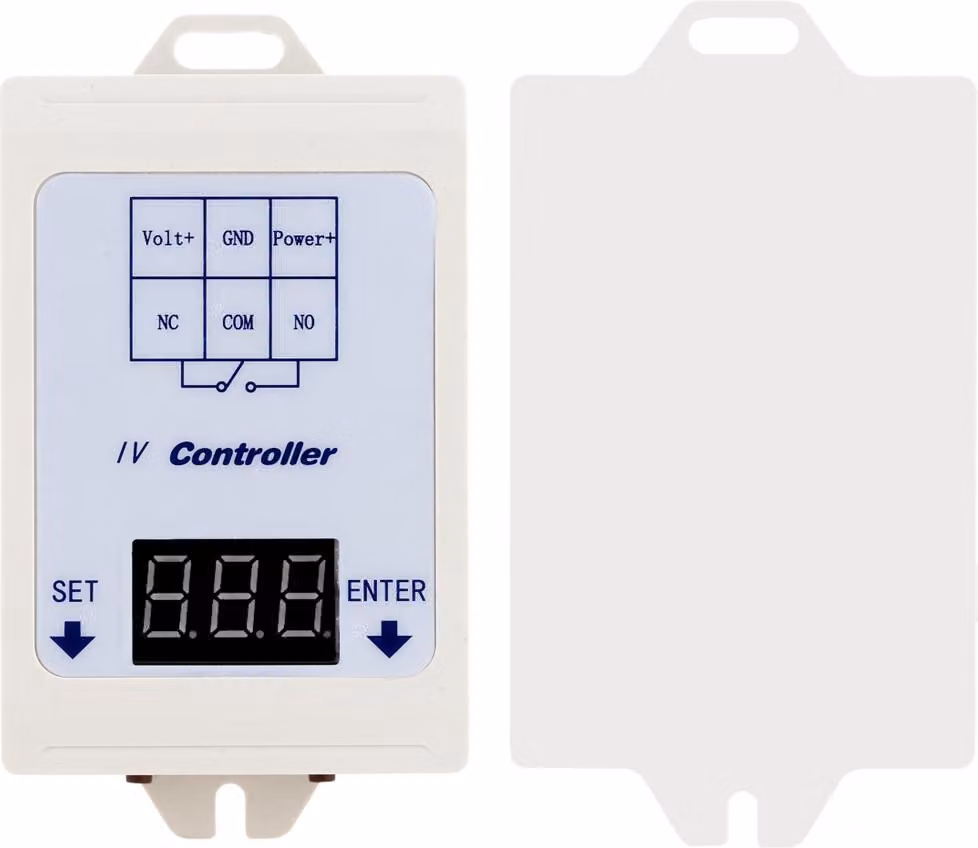 Display LED 12V 24V CC Misuratore di tensione digitale Relè di controllo del test Timer Modulo interruttore temporizzato con alloggiamento