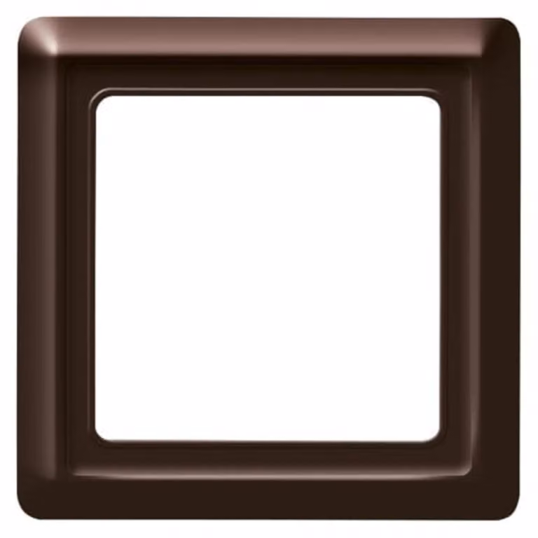 Cornice Busch-Jaeger a 1 presa marrone, da incasso, per tutte le stagioni 2101-31