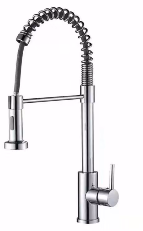 Miscelatore da cucina monocomando da 44 cm in acciaio inossidabile